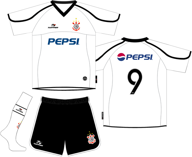 01 Sport Club Corinthians Paulista (H) 4 PEPSI TOPPER